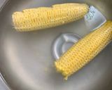 とうもろこしとウインナーのクリームパスタ作り方2写真