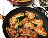 ピーマンの豚ひき肉詰め♪やわらか♪作り方5写真
