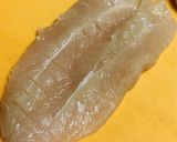 鶏ささみのひらき●蒲焼き風サラダ作り方1写真