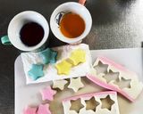 七夕彩る☆蒲鉾&ニラで天の川&笹そうめん作り方3写真