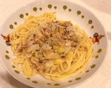 余ったクラムチャウダで、クラチャウパスタ作り方3写真