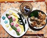 七夕彩る☆蒲鉾&ニラで天の川&笹そうめん作り方11写真