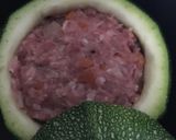 ズッキーニ&パプリカの肉詰め作り方6写真