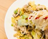 豚コマと野菜の素麺チャンプルー作り方6写真