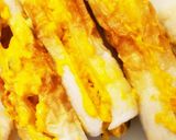 コンビニ食材=ちくわとカボチャの挟み揚げ作り方3写真