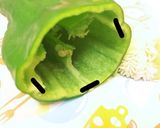 簡単!散らからない◎ピーマンの種の取り方作り方2写真