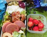 高校1年女子お弁当♡2020.07.09作り方1写真