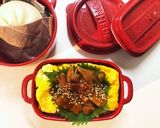 のっけ弁当(鶏の照り焼き)作り方1写真