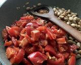 大豆とベーコンのフレッシュトマト煮作り方2写真