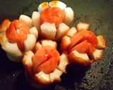 お弁当に可愛いお花♪(ちくわウインナー)作り方4写真