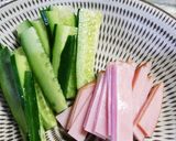 ずぼらこんにゃく冷麺風作り方1写真