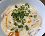 低カロリー豆乳&おからのクリーミーパスタ作り方4写真
