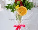 野菜ブーケ ベジタブルブーケ のサラダ作り方4写真