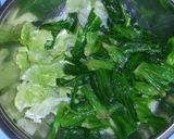 ほうれん草とレタスのナムルサラダ♪作り方1写真