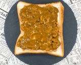 発酵×発酵★レトルトカレーで納豆トースト作り方3写真