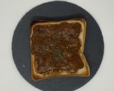 発酵×発酵★レトルトカレーで納豆トースト作り方4写真