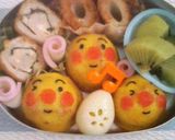キャラ弁☆プチオムライスでアンパンマン作り方7写真