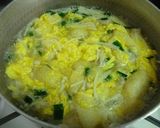 えのきと、ふわふわ卵の味噌汁♪作り方4写真