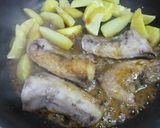 ブリとじゃが芋のカレー粉照り焼き！作り方5写真
