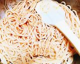 冷製トマトパスタ☆ブラータチーズをのせて作り方6写真