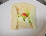 簡単給食　夏野菜のもちもちブリトー作り方6写真