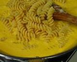 モッツアレラとカボチャクリームのパスタ作り方5写真
