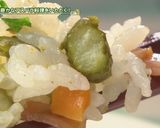 美唄市　アスパラレシピ①炊き込みご飯作り方2写真
