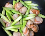 帆立とアスパラのゆず醤油焼き作り方4写真