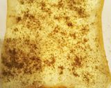 ハムトースト　焼きそば粉末ソース利用♫作り方2写真
