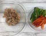 【椎茸粉使用】鶏肉の焼きビーフン作り方3写真