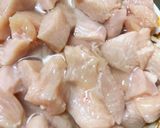 全てレンジ胸肉なす梅生姜照り焼青椒肉絲風作り方8写真