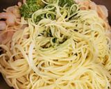 簡単本格的！えびのジェノベーゼパスタ作り方3写真