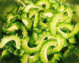 我が家のゴーヤと素麺の揚げ物☆作り方1写真