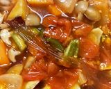 レンジ肉なしフレッシュトマト豆腐春炒め煮作り方15写真