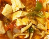 レンジ肉なしフレッシュトマト豆腐春炒め煮作り方19写真