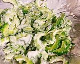 我が家のゴーヤと素麺の揚げ物☆作り方2写真