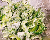 我が家のゴーヤと素麺の揚げ物☆作り方2写真