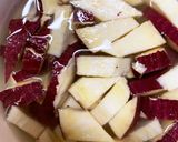 レンジさつま芋豚こまビビンバ味青椒肉絲風作り方6写真