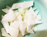 レンジさつま芋豚こまビビンバ味青椒肉絲風作り方7写真