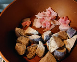 ヨウサマの減塩揚げなすと厚揚げのみぞれ煮作り方1写真