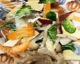 レンジさつま芋豚こまビビンバ味青椒肉絲風作り方12写真