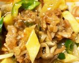 レンジさつま芋豚こまビビンバ味青椒肉絲風作り方16写真