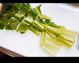 揚げ豆腐と青菜の煮込み作り方3写真