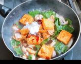 揚げ豆腐と青菜の煮込み作り方7写真
