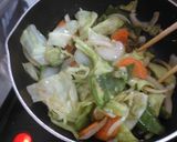 野菜炒めしょうが風味作り方2写真
