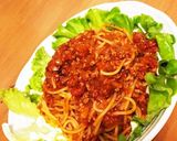 お店の味◎トマトソースのボロネーゼパスタ作り方14写真