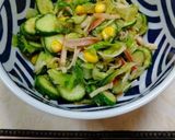 キャベツとコーンのゴマ酢和え作り方16写真