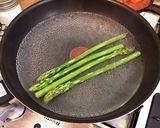 ミラノ風アスパラベーコン(ビスマルク風)作り方1写真