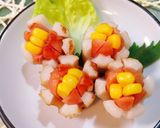 お弁当に可愛いお花♪(ちくわウインナー)作り方6写真