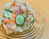 野菜ごろごろ！電子レンジでポテトサラダ作り方8写真